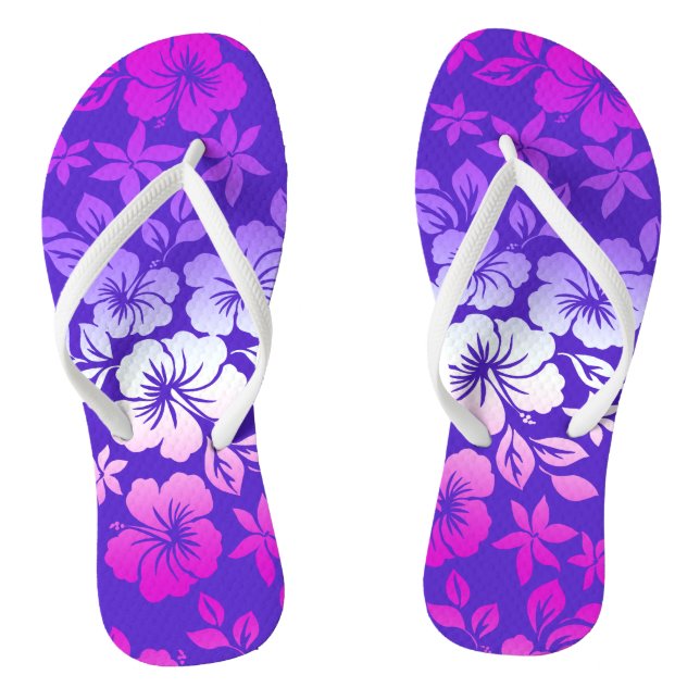 Insel Blend Hawaiianischer Hibiskus Flip Flops (Fußbett)