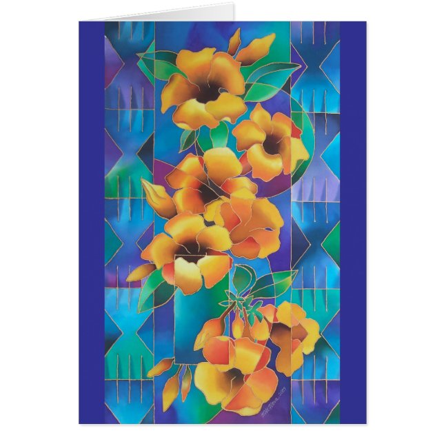 "INSEL-BLUMEN ~ ALLAMANDA " (Vorne)