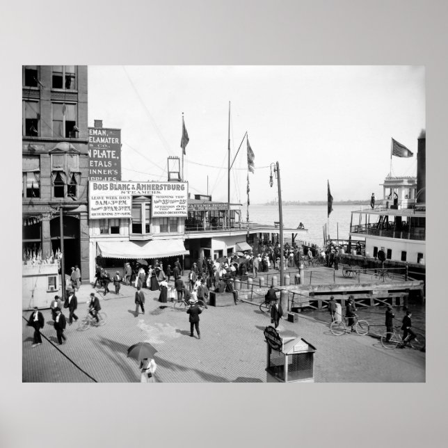 Insel Boblo: 1890 Poster (Vorne)