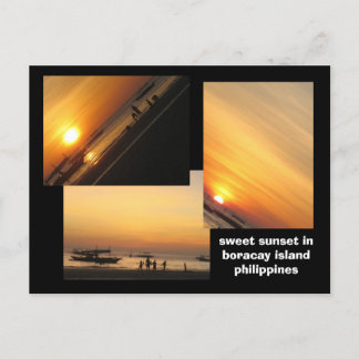 Insel Boracay Postkarte