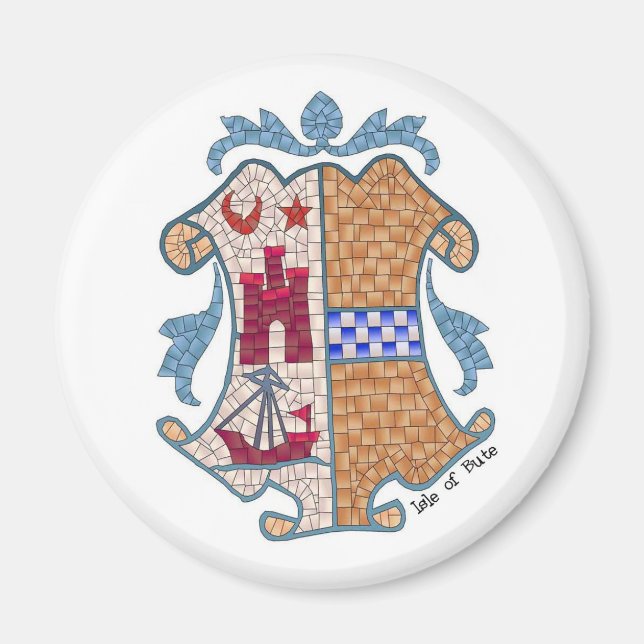 Insel Bute Coat of Magnet (Vorne)