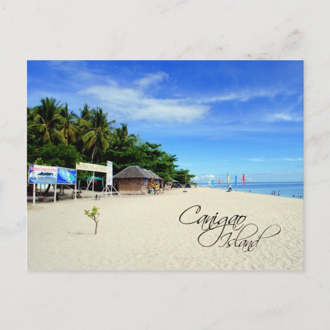 Insel Canigao, Philippinen Postkarte (Vorderseite)