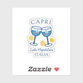 Insel Capri Aufkleber