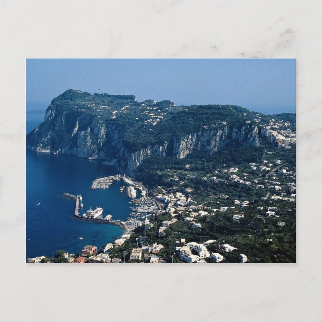 Insel Capri, Italien Postkarte (Vorderseite)