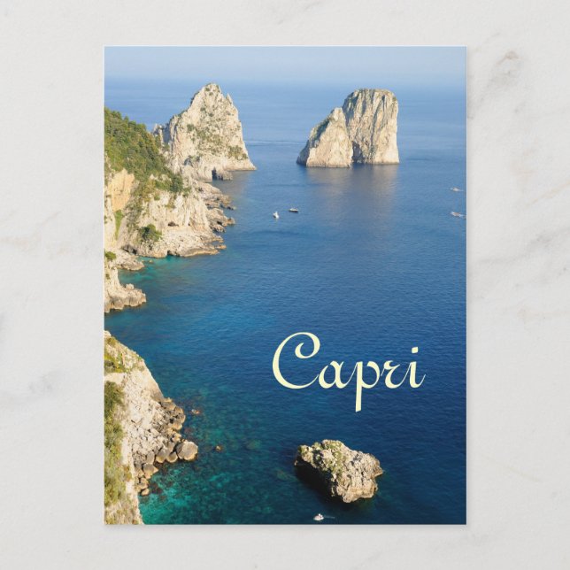 Insel Capri Postkarte (Vorderseite)