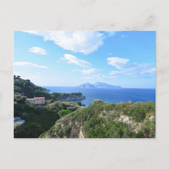 Insel Capri Postkarte (Vorderseite)