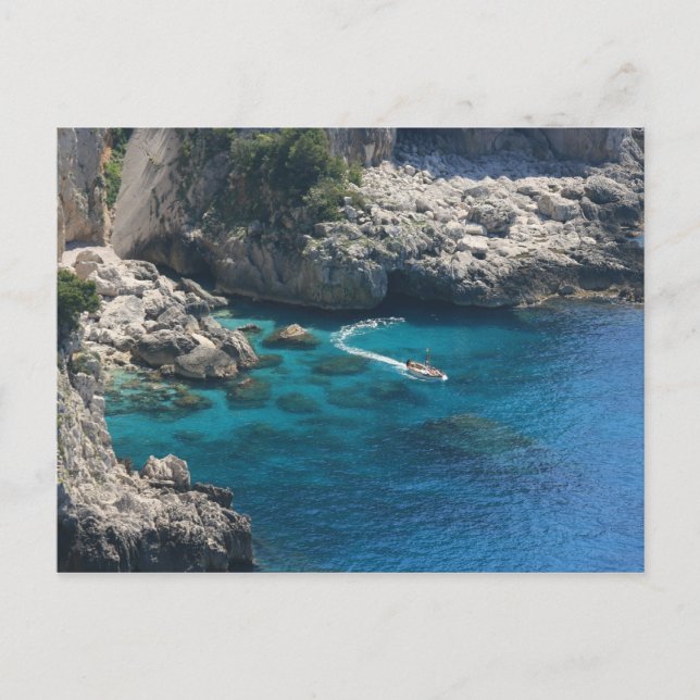 Insel Capri Postkarte (Vorderseite)