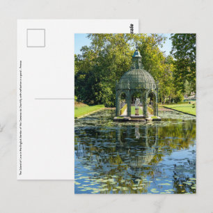 Insel der Liebe im Schloss Chantilly Postkarte