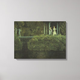 Insel der Liebe (von Konstantin Somov) Leinwanddruck