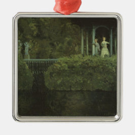 Insel der Liebe (von Konstantin Somov) Ornament Aus Metall