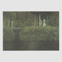 Insel der Liebe (von Konstantin Somov) Seidenpapier