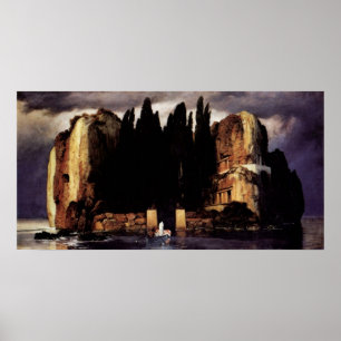 Insel der Toten von Arnold Bocklin Poster