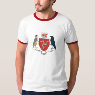 Insel des Mann-Wappens Shirt
