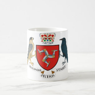 Insel des Mannemblems Tasse