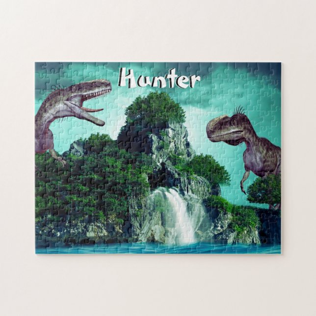 Insel Dinosaur Puzzle (Horizontal)