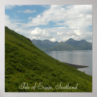 Insel Eigge, Schottland Poster