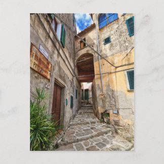 Insel Elba - Altstadt von Marciana Postkarte