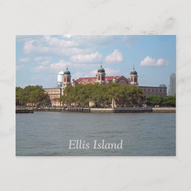 Insel Ellis Postkarte (Vorderseite)
