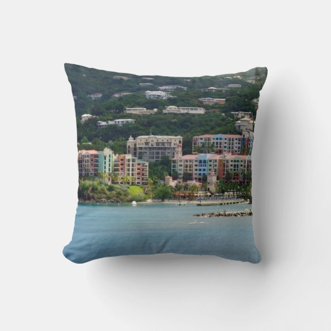 Insel-Farbe Kissen (Vorderseite)