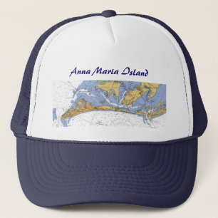 Insel-Floridaseediagramm-Hut Annas Maria Truckerkappe