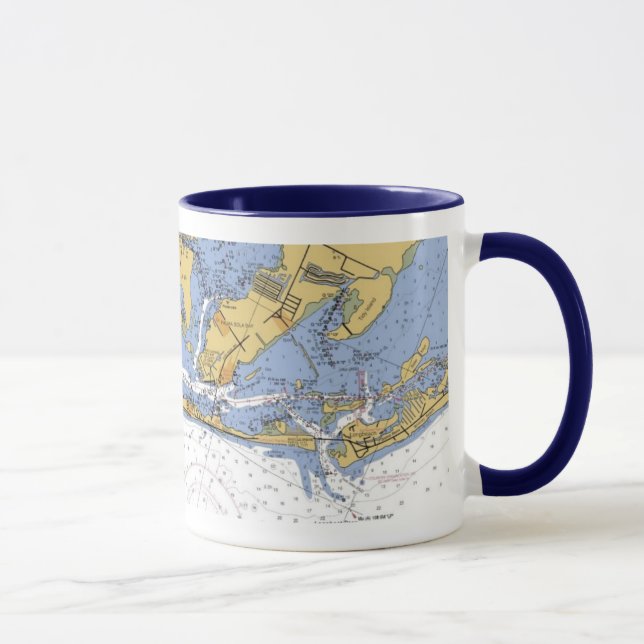 Insel-Floridaseediagramm-Tasse Annas Maria Tasse (Rechts)