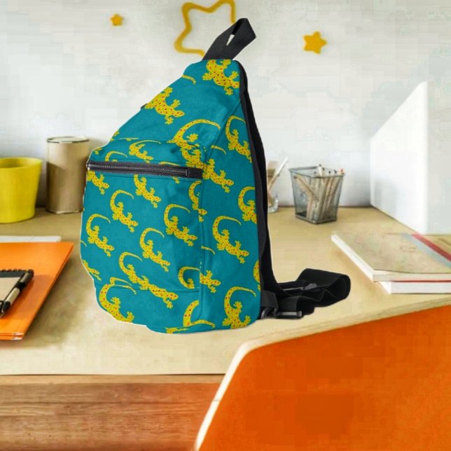 Insel Gecko Crossbody Bag (A sling bag is much handier than a tote, and can hold a little more!)