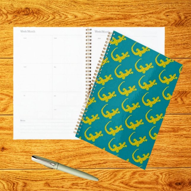 Insel Gecko Planer (Plan your projects and activities, throughout the year, in this Island Gecko Planner!)