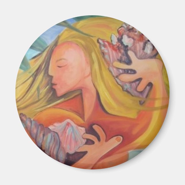 Insel Girl - Magnet (Vorne)