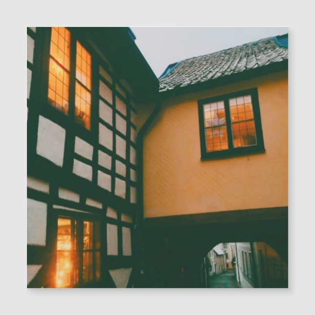 Insel Gotland - Unesco-Stadt Visby - Schweden Magnetkarte (Vorderseite)