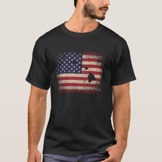 Insel Hawaii 4. Juli Geschenk American Flag USA T-Shirt
