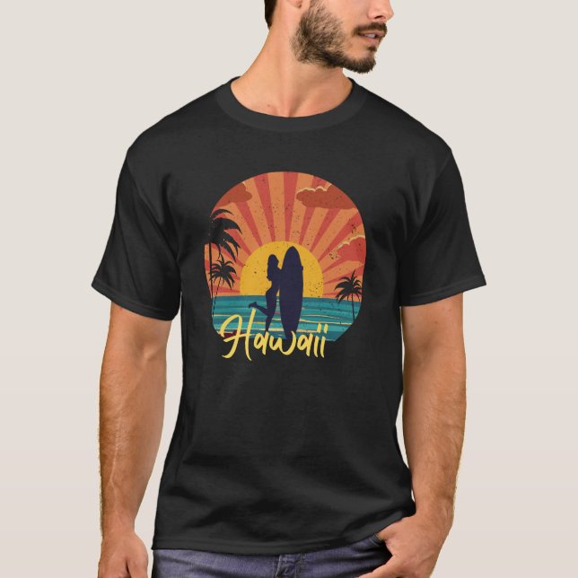 Insel Hawaii T-Shirt (Vorderseite)