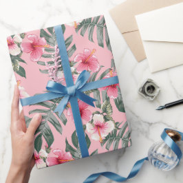 Insel Hibiskus Geschenkpapier