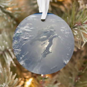 Insel Hispaniola mit Sunglin Ornament