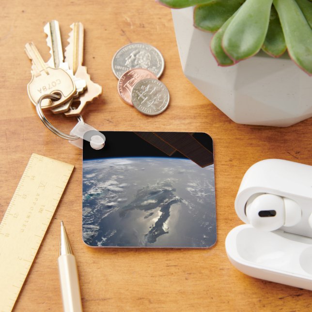 Insel Hispaniola mit Sunglin Schlüsselanhänger (Schreibtisch)