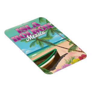 Insel Holbox Mexiko Magnet