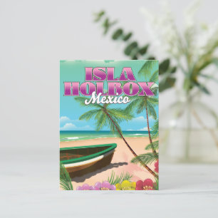 Insel Holbox Mexiko Postkarte