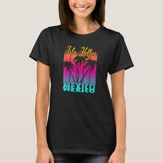 Insel Holbox Mexiko T-Shirt (Vorderseite)