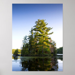 Insel im Long Pond Poster