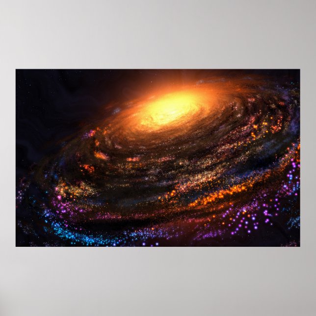 Insel in der Leere Poster (Vorne)