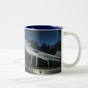 Insel-Kaffeetasse NAS Whidbey, Marineluft Statio… Zweifarbige Tasse
