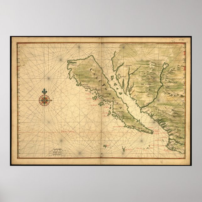 Insel Kalifornien Poster (Vorne)