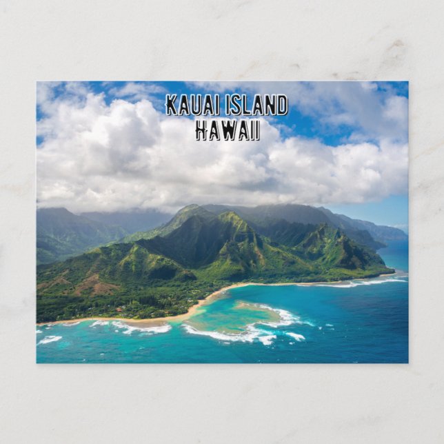 Insel Kauai auf Hawaii Postcard Postkarte (Vorderseite)