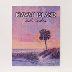 Insel Kiawah South Carolina Beach Palm Tree Puzzle