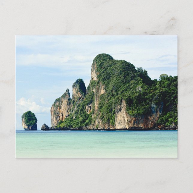 Insel Ko Phi Phi am Andamansee, Krabi Postkarte (Vorderseite)