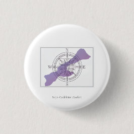 Insel-Kompass mit kleinen Knopf-Pin zum Orientiere Button
