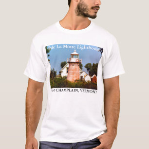 Insel-La Motte Leuchtturm, Vermont-T - Shirt