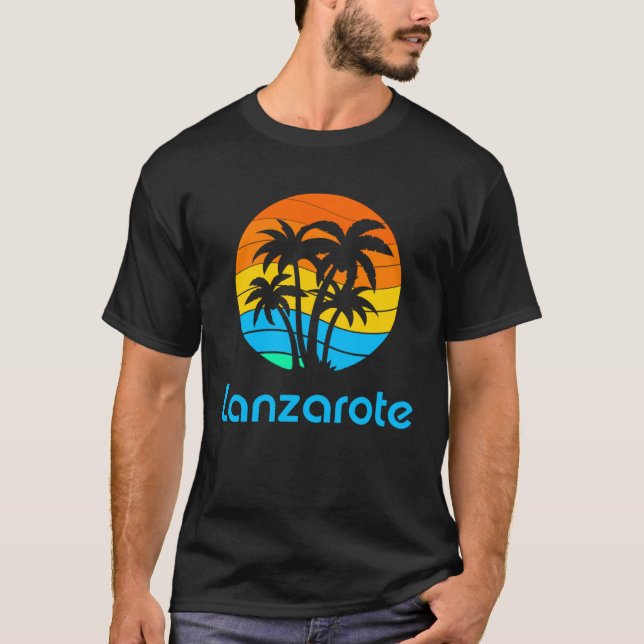 Insel Lanzarote T-Shirt (Vorderseite)