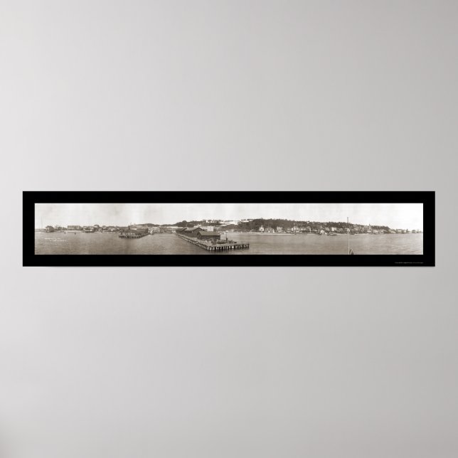 Insel Mackinac, MI Foto 1910 Poster (Vorne)