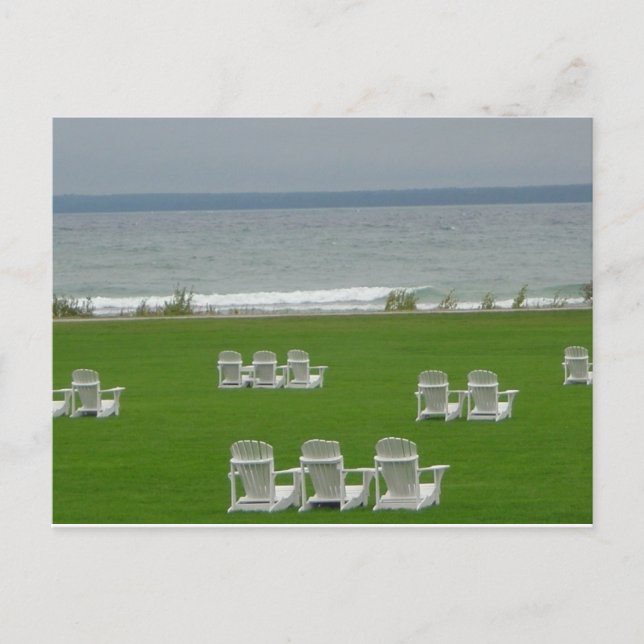 Insel Mackinac Postkarte (Vorderseite)
