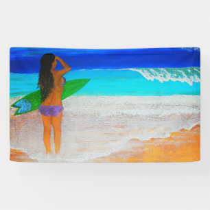 Insel Mädchen Banner